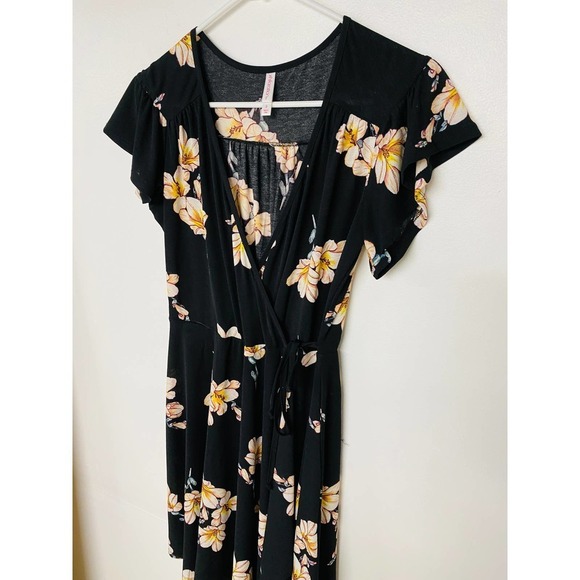 Xhilaration Floral Black Dress - Picture 2 of 7